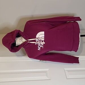 The North Face Women's Fuschia Pullover Hoodie Kangaroo Pocket Size Small